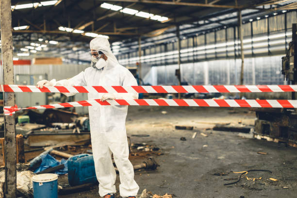 Professional Biohazard technician working in Preston, WA